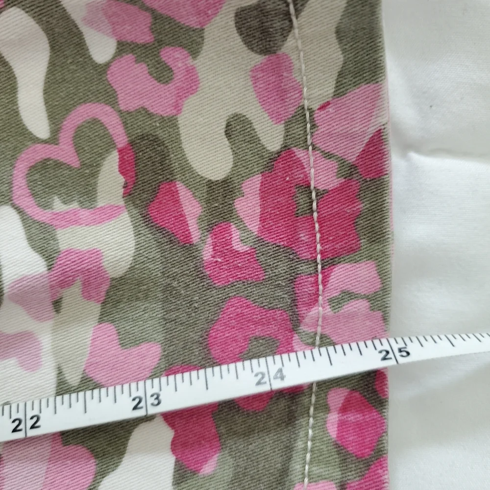 Girls 12 Jeggings Pink Camo Hearts Stretch Pants by‎ Children's Place